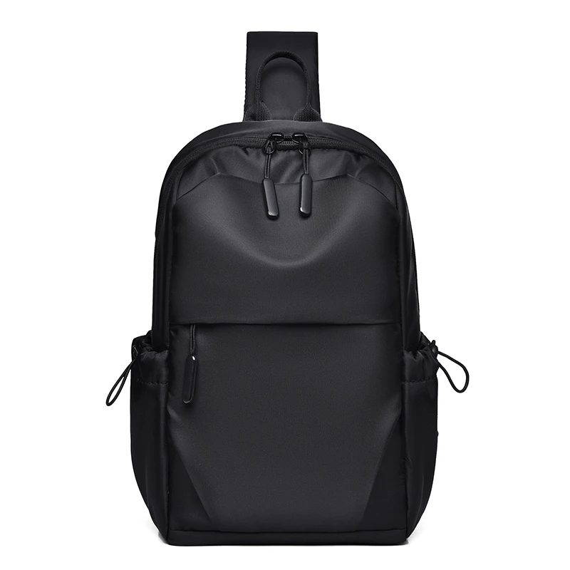 Men's Multifunctional Chest Bag with Adjustable Shoulder Straps Business Shoulder Bag Suitable for Sports Business Travel Commut