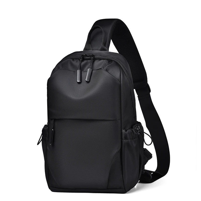 Men's Multifunctional Chest Bag with Adjustable Shoulder Straps Business Shoulder Bag Suitable for Sports Business Travel Commut