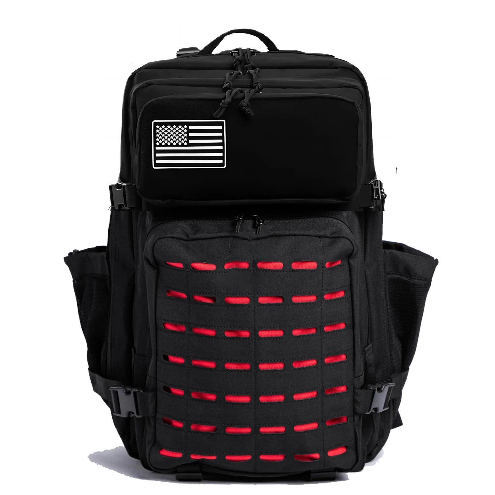 25L/50L Waterproof with 2 Bottle Holders Backpack Gym Outdoor Travel Hiking Fishing Trekking Backpacks 13inch Laptop Bag