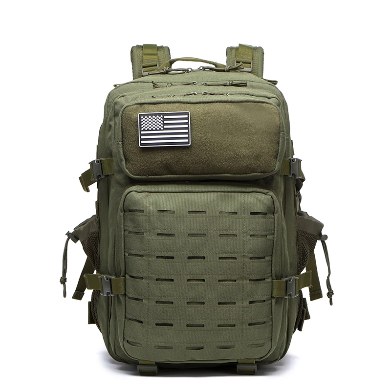 25L/50L Waterproof with 2 Bottle Holders Backpack Gym Outdoor Travel Hiking Fishing Trekking Backpacks 13inch Laptop Bag