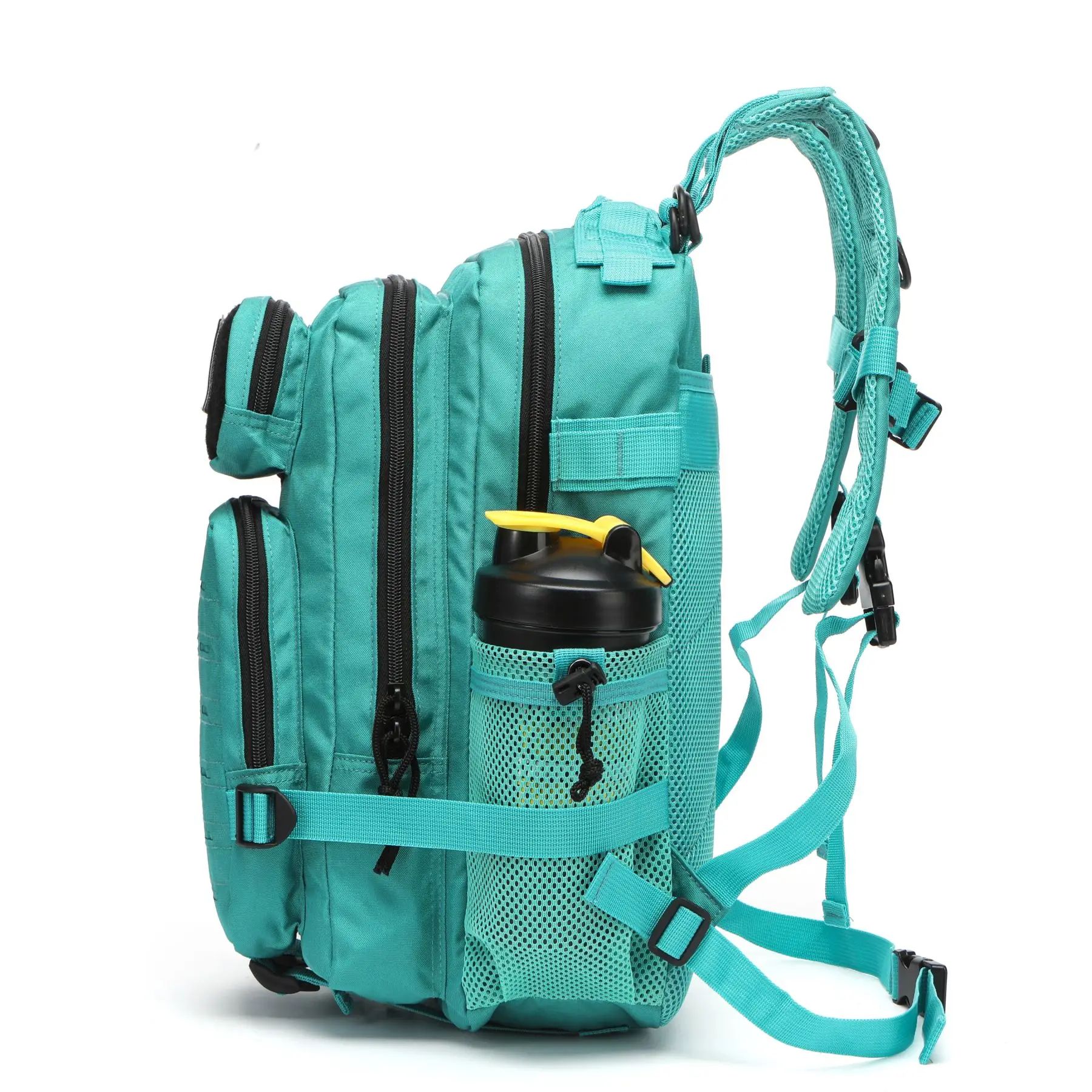 25L/50L Waterproof with 2 Bottle Holders Backpack Gym Outdoor Travel Hiking Fishing Trekking Backpacks 13inch Laptop Bag