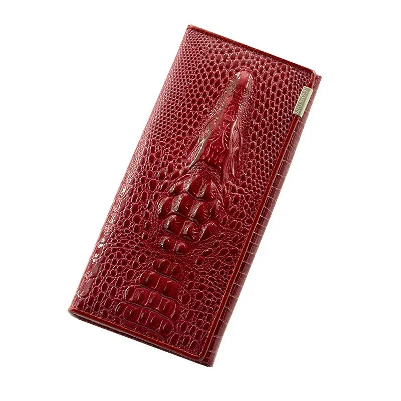 Fashion Pattern Wallet Ladies Wallet Long Zipper Pattern Leather Wallet Bag Large Capacity Clutch Luxury Design Women Luggage