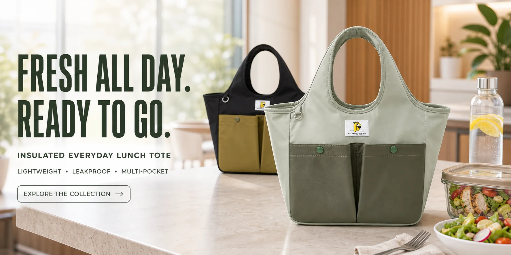 Portable Lunch Bag Woman Insulated Thermal Lunch Box Cooler Handbag Food Bag Carrier For Office School Travel Picnic