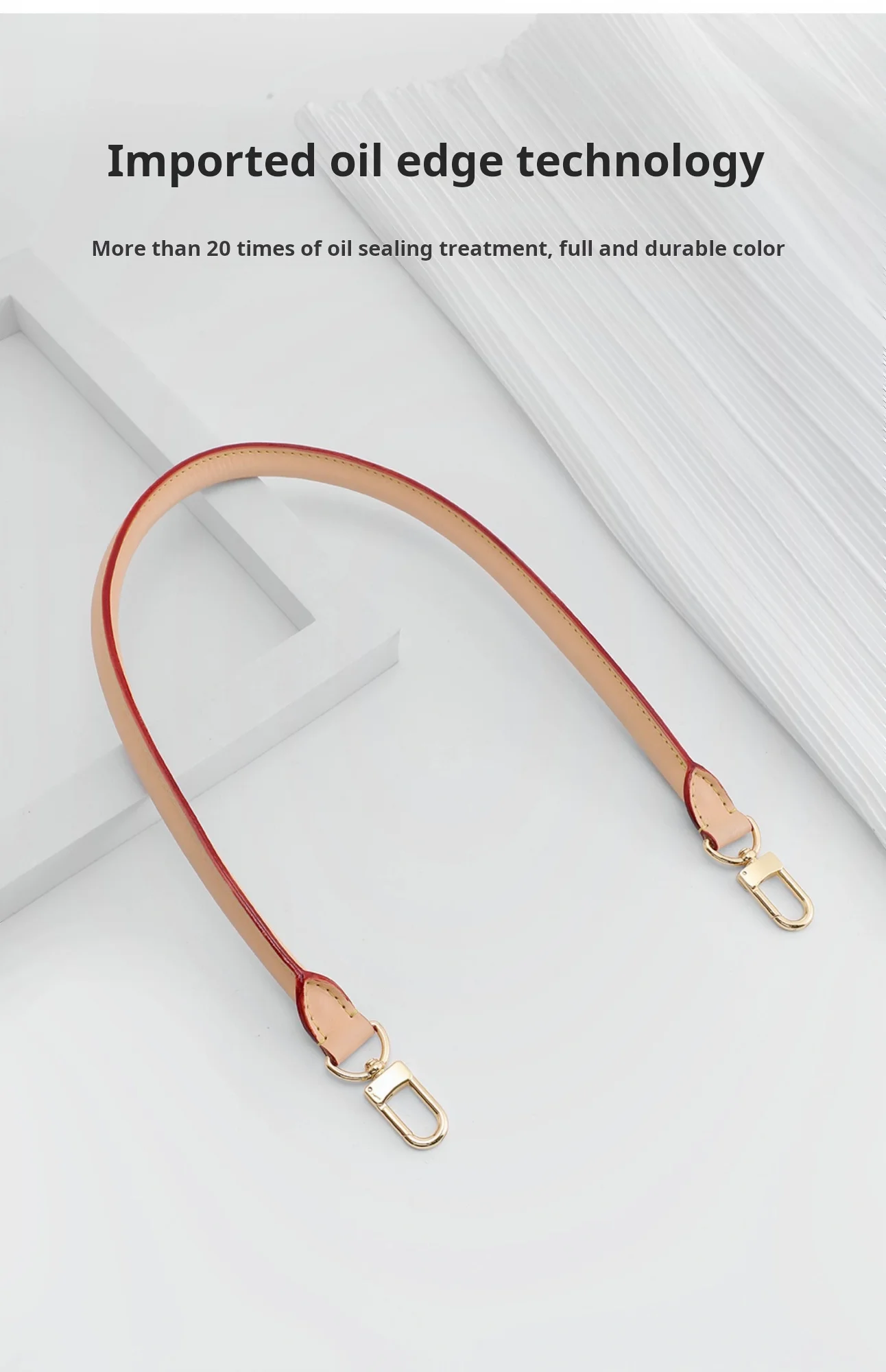 100% Genuine Vachetta Leather Bag Strap for LV Speedy 20 25 30 Shoulder Straps Long Bags Belts Replacement bag Accessories