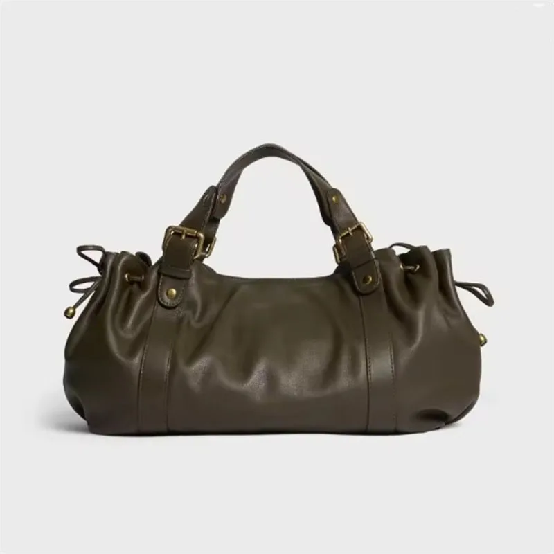 XMESSUN Women's Large Capacity Shoulder Bag, Fashion Simple Commuter Boston Handbag, Soft Leather Versatile Work Crossbody Bag