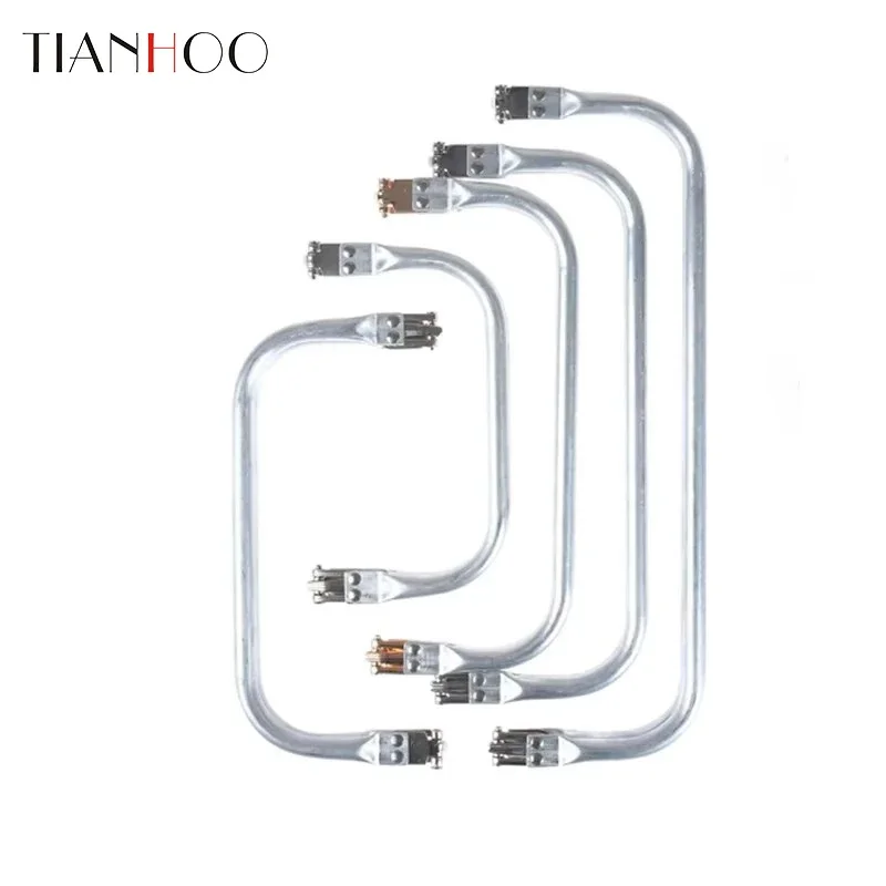 Silver16cm 18cm 20cm 25cm 30cm 40cm Bag Frame For Purse Doctor Metal Aluminium Tube Handle Accessories Clutch Parts Silver