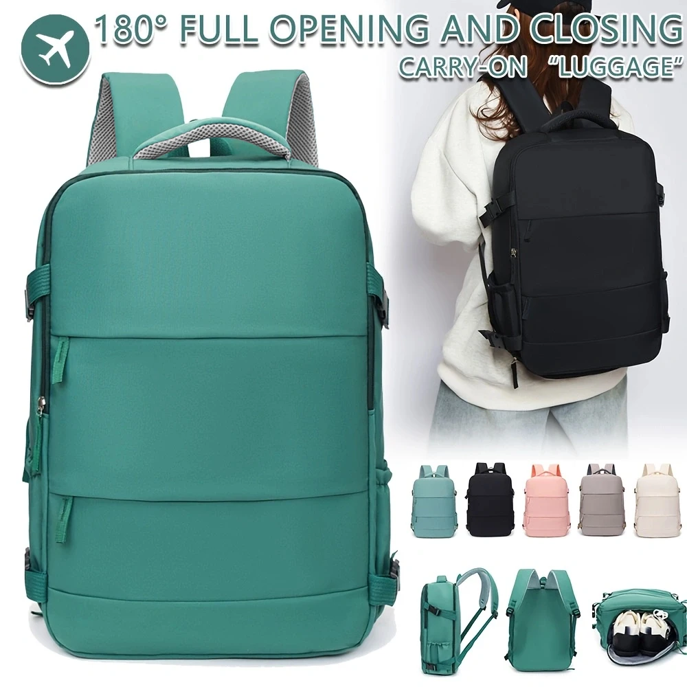 Couples Leisure Lightweight Backpack Travel Backpack Female New Backpack Student Schoolbag Large Capacity Travel Commuter Luggage