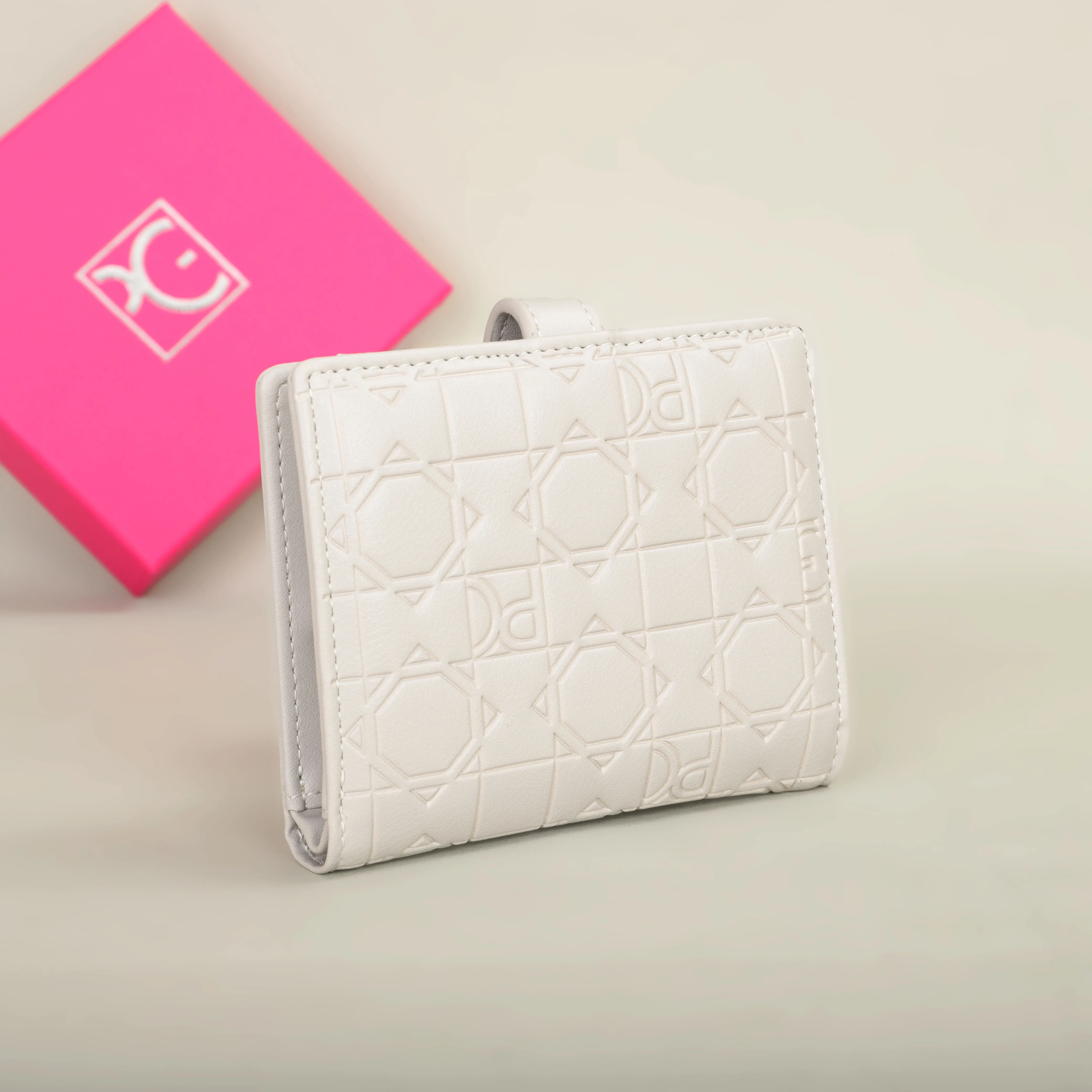 PG Wallet Fashion Classic Retro Women's Universal Wallet Letter Printed Portable Card Bag Zero Wallet