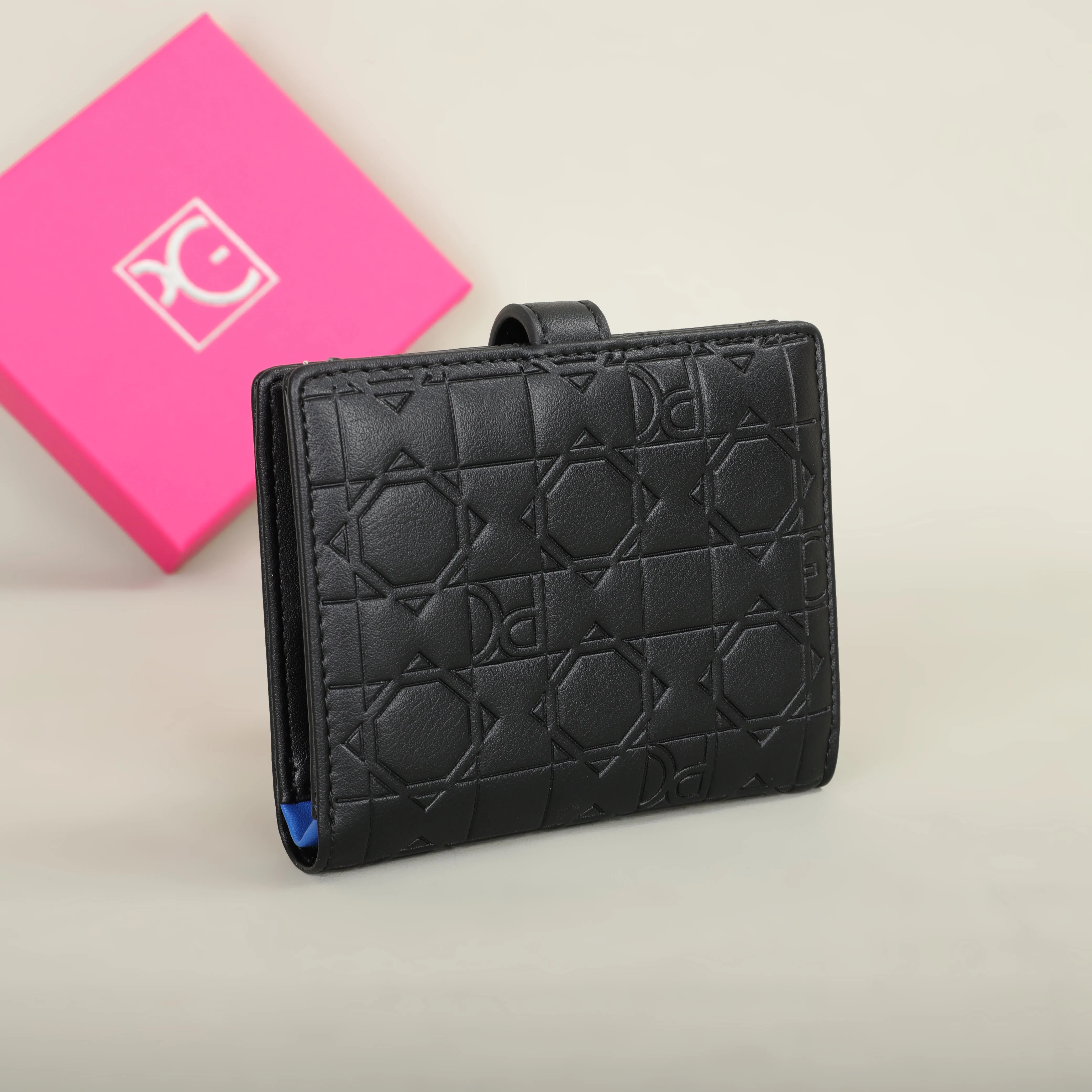 PG Wallet Fashion Classic Retro Women's Universal Wallet Letter Printed Portable Card Bag Zero Wallet