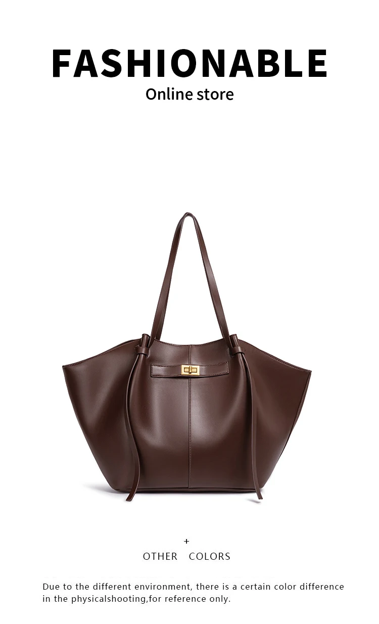 Women Large Capacity Wing Tote Bag Soft PU Leather Shoulder Bag Vintage Gold Turn Lock Shopper Bag Casual Commuter Handbag Work
