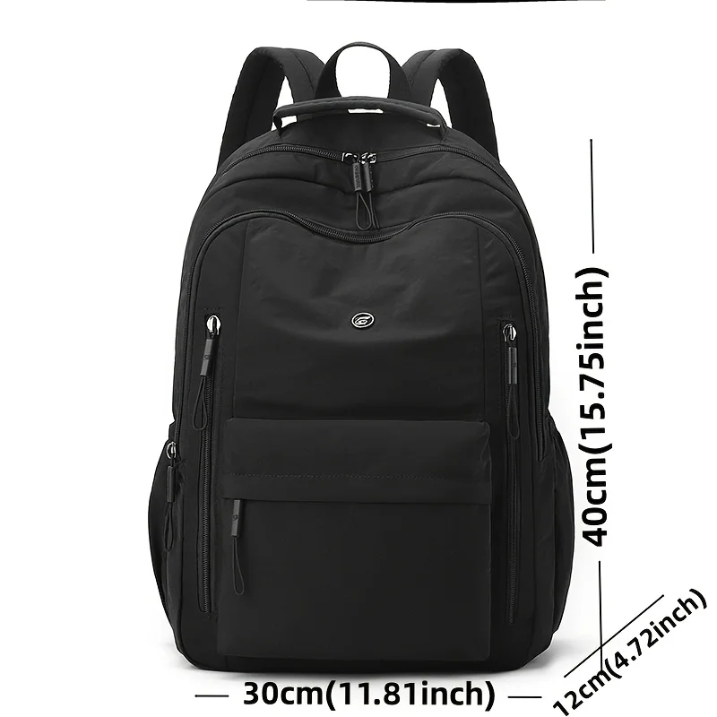 Women's Large Capacity Casual Nylon Multi-Layer Backpack Fashionable Knapsacks Travel School Bag for Outdoor Camping Hiking