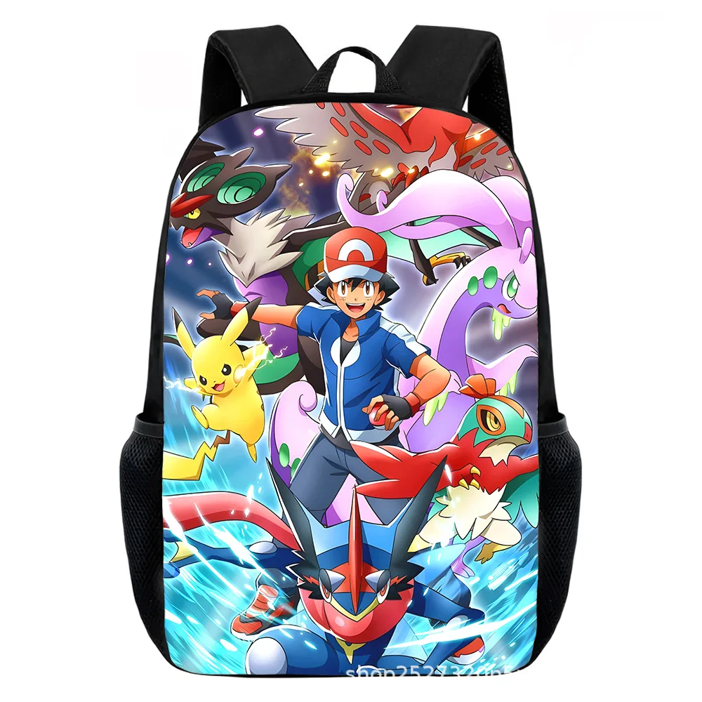 Cartoon Pikachu Backpacks Print Primary Software Backpacks for Boy and Girls Best Gifts Lightweight Cartoon School Bag for Kids
