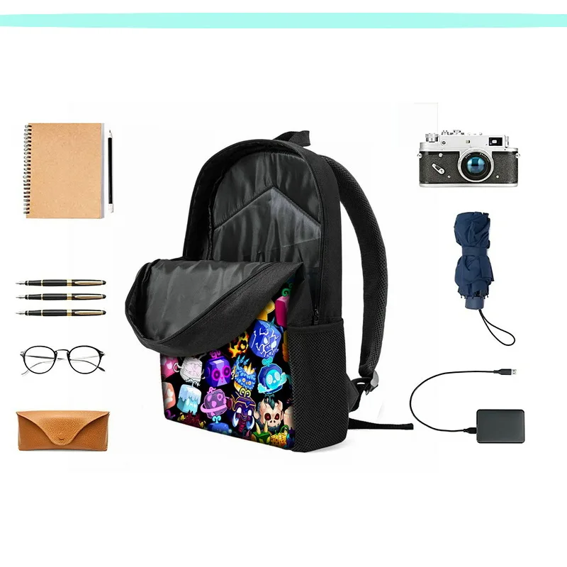Cartoon Pikachu Backpacks Print Primary Software Backpacks for Boy and Girls Best Gifts Lightweight Cartoon School Bag for Kids