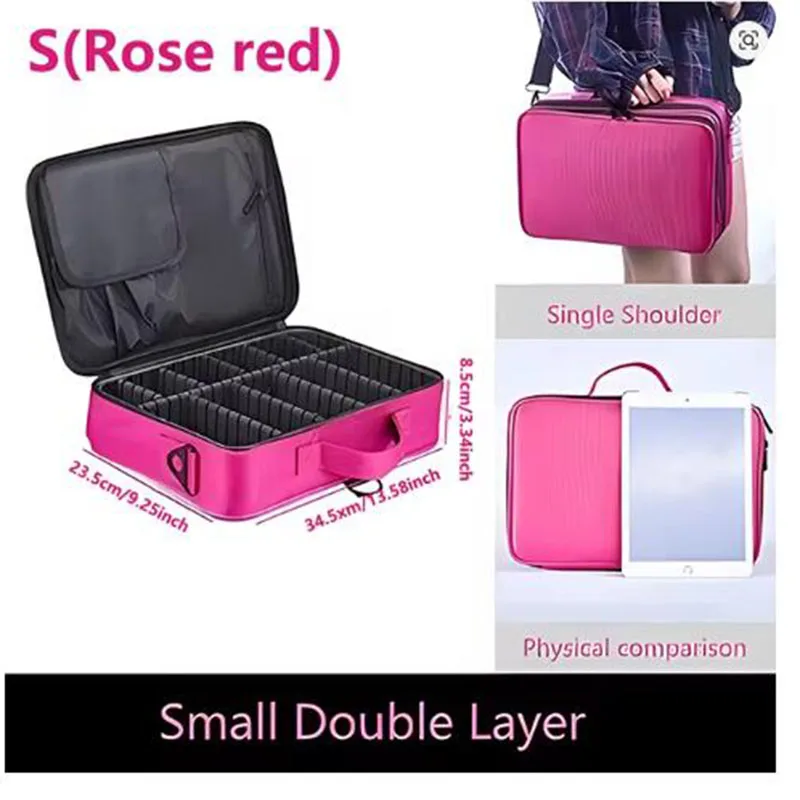 New Oxford Makeup Bag For Women Waterproof Large Capacity Travel Cosmetic Case Artist Full Professional Makeup Case Female