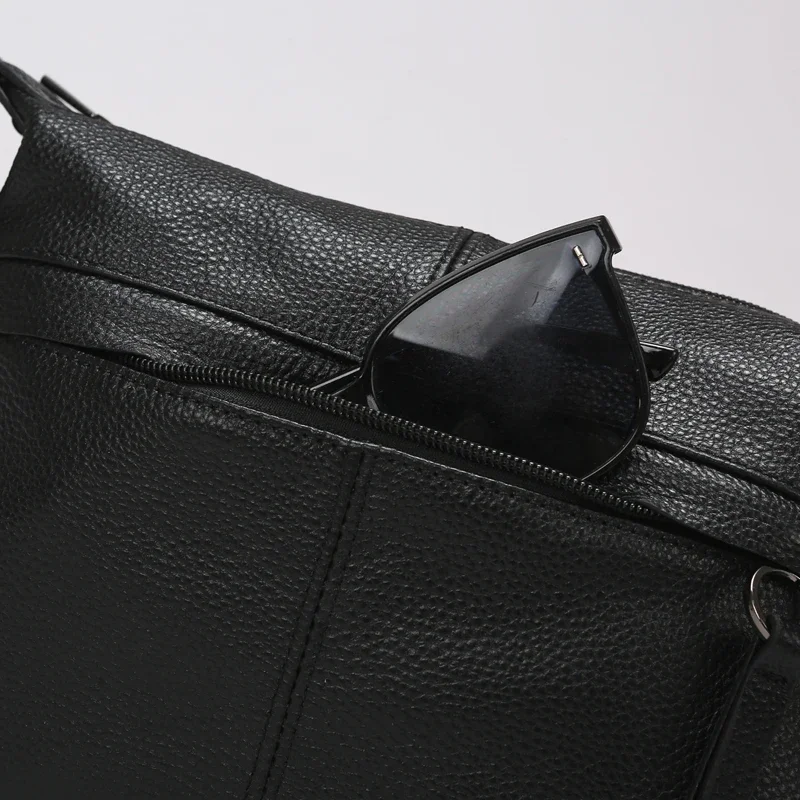 100% Cowhide Handbag and Purses New Fashion Shoulder Bag with Wide Straps Women Soft Genuine Leather Crossbody Messenger Bag