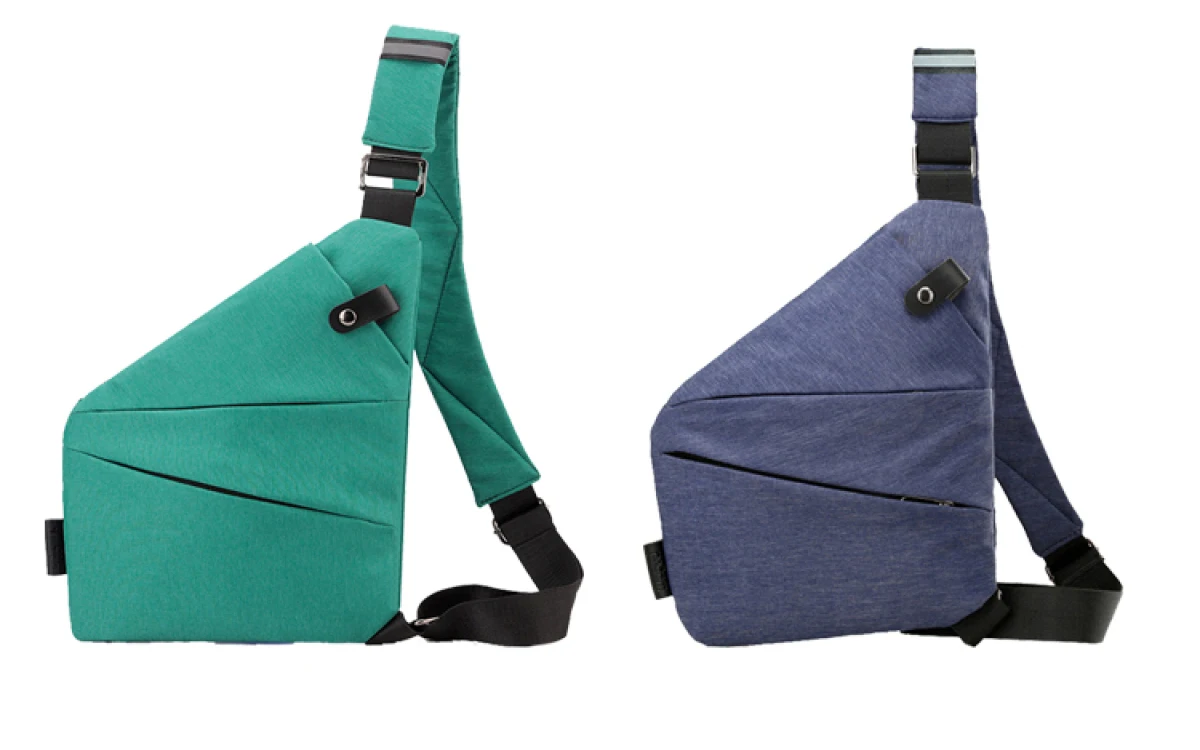 Unisex Anti-Theft Chest Bag - Adjustable Straps, Multi-Purpose Storage Pouch, Secure Travel Wallet