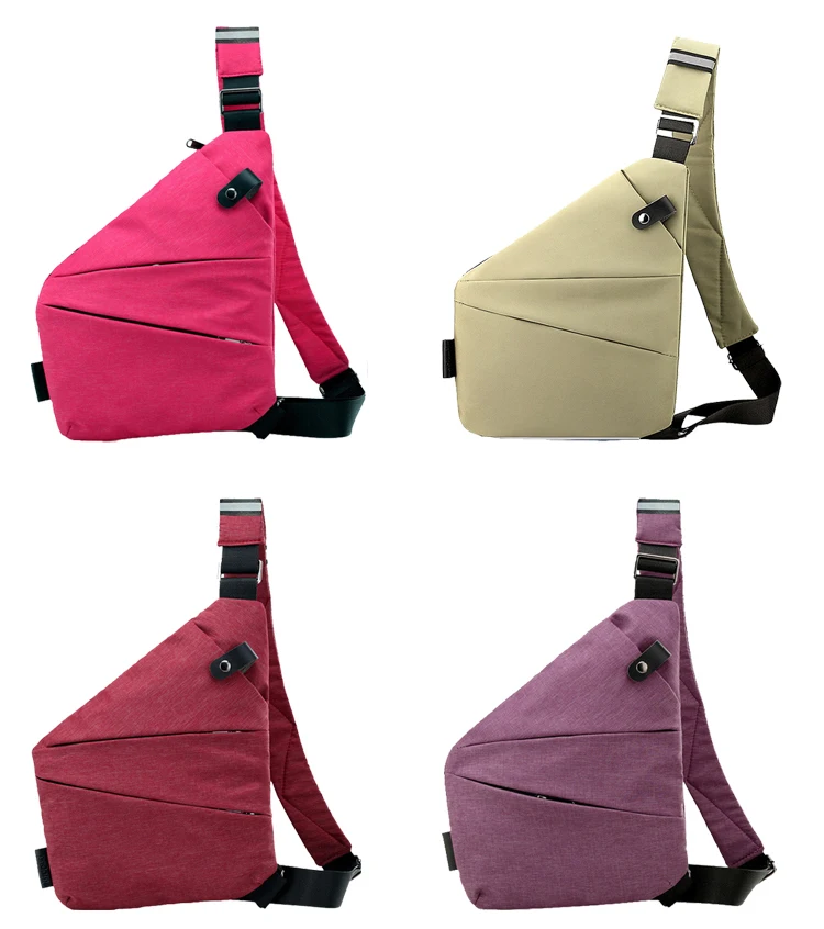 Unisex Anti-Theft Chest Bag - Adjustable Straps, Multi-Purpose Storage Pouch, Secure Travel Wallet