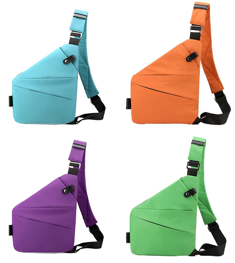Unisex Anti-Theft Chest Bag - Adjustable Straps, Multi-Purpose Storage Pouch, Secure Travel Wallet
