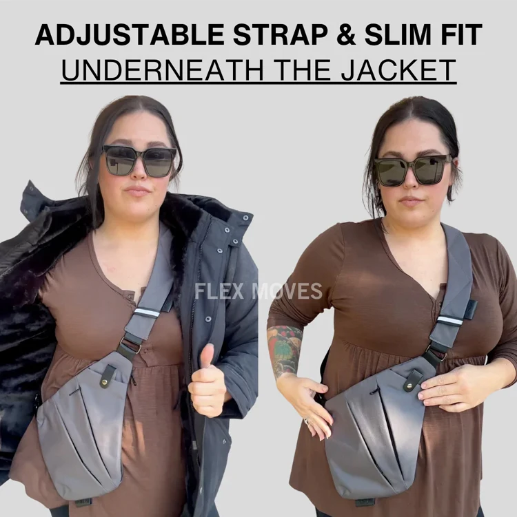 Unisex Anti-Theft Chest Bag - Adjustable Straps, Multi-Purpose Storage Pouch, Secure Travel Wallet