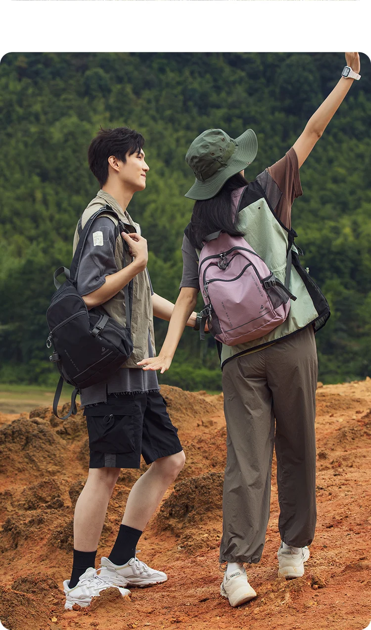 FOUVOR Ultra Light Backpack Large Capacity Backpacks 2026 Outdoor Travel Hiking Foldable Convenient School Backpack Bags 3037-03