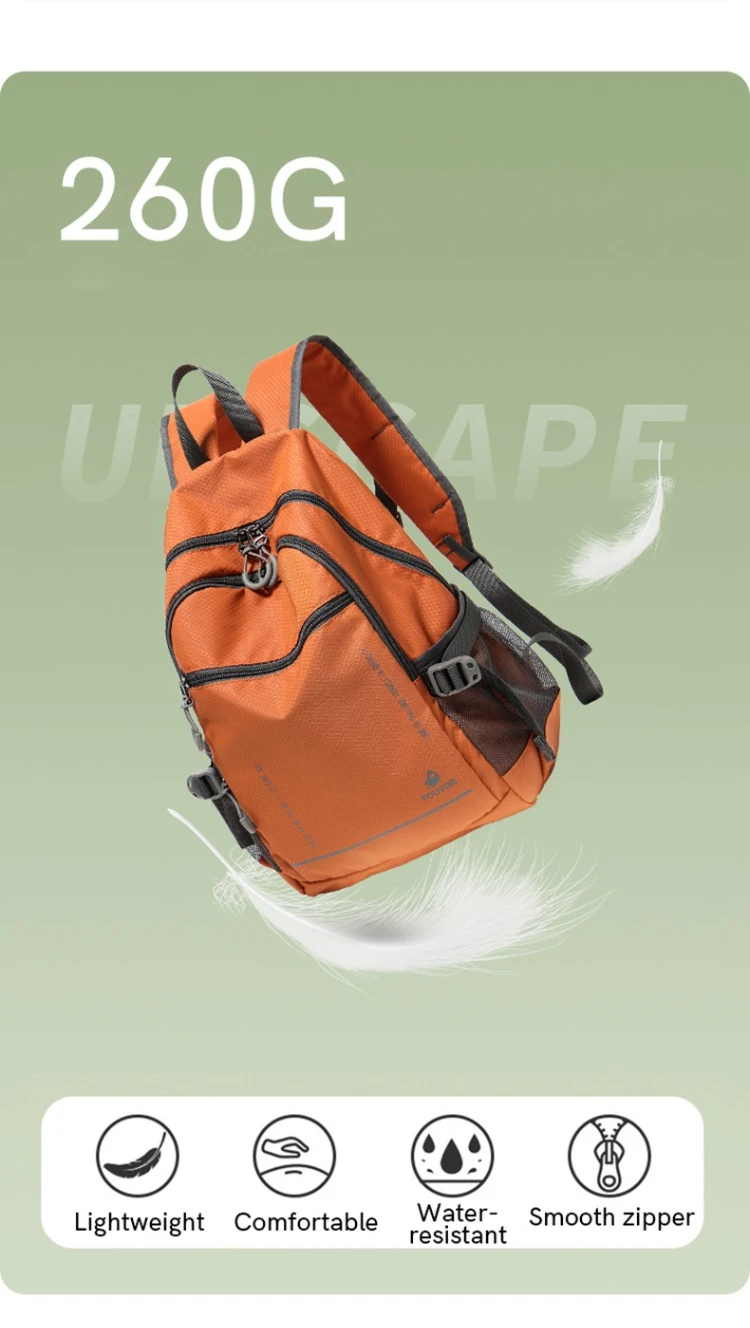FOUVOR Ultra Light Backpack Large Capacity Backpacks 2026 Outdoor Travel Hiking Foldable Convenient School Backpack Bags 3037-03