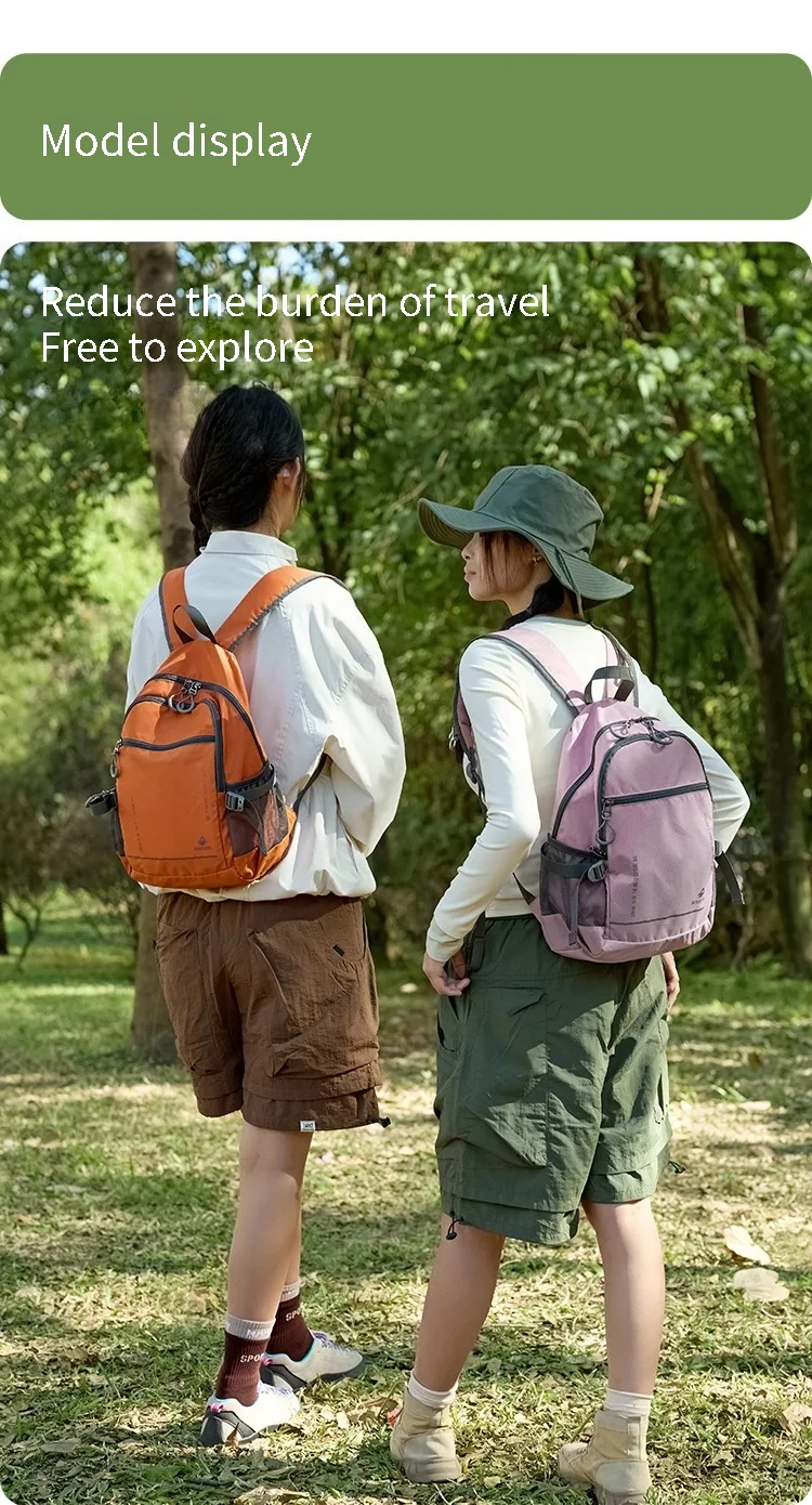 FOUVOR Ultra Light Backpack Large Capacity Backpacks 2026 Outdoor Travel Hiking Foldable Convenient School Backpack Bags 3037-03