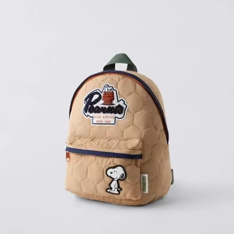 Cartoon Snoopy Backpack Large Capacity Bag Student School Bag Fashion Popular Back-to-School Travel Bag
