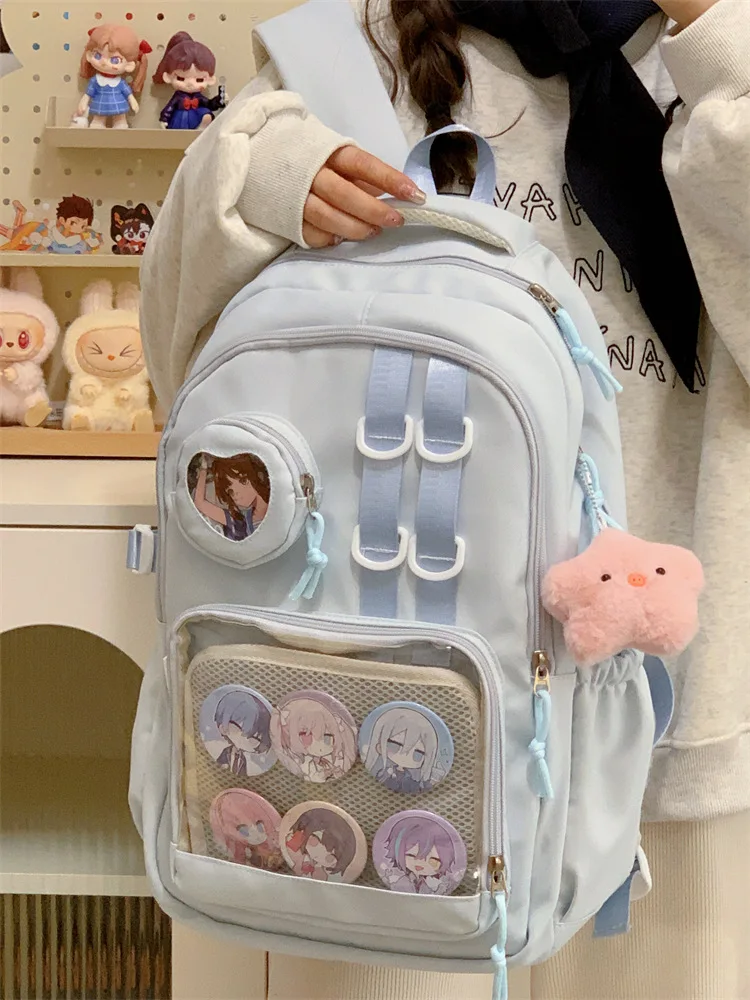 Japanese High School Girls Backpack School Bags For Teenage Girls Multi Pockets New Kawaii Backpack Women Harajuku Cute Mochila