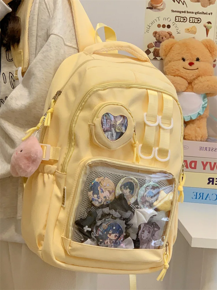 Japanese High School Girls Backpack School Bags For Teenage Girls Multi Pockets New Kawaii Backpack Women Harajuku Cute Mochila
