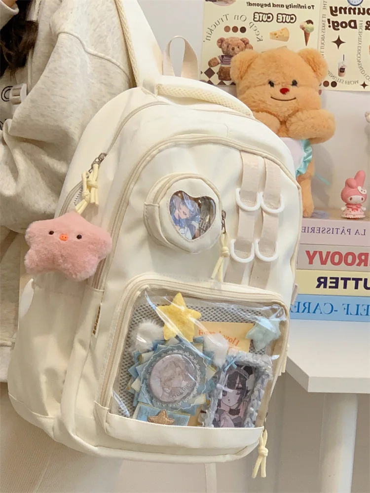 Japanese High School Girls Backpack School Bags For Teenage Girls Multi Pockets New Kawaii Backpack Women Harajuku Cute Mochila