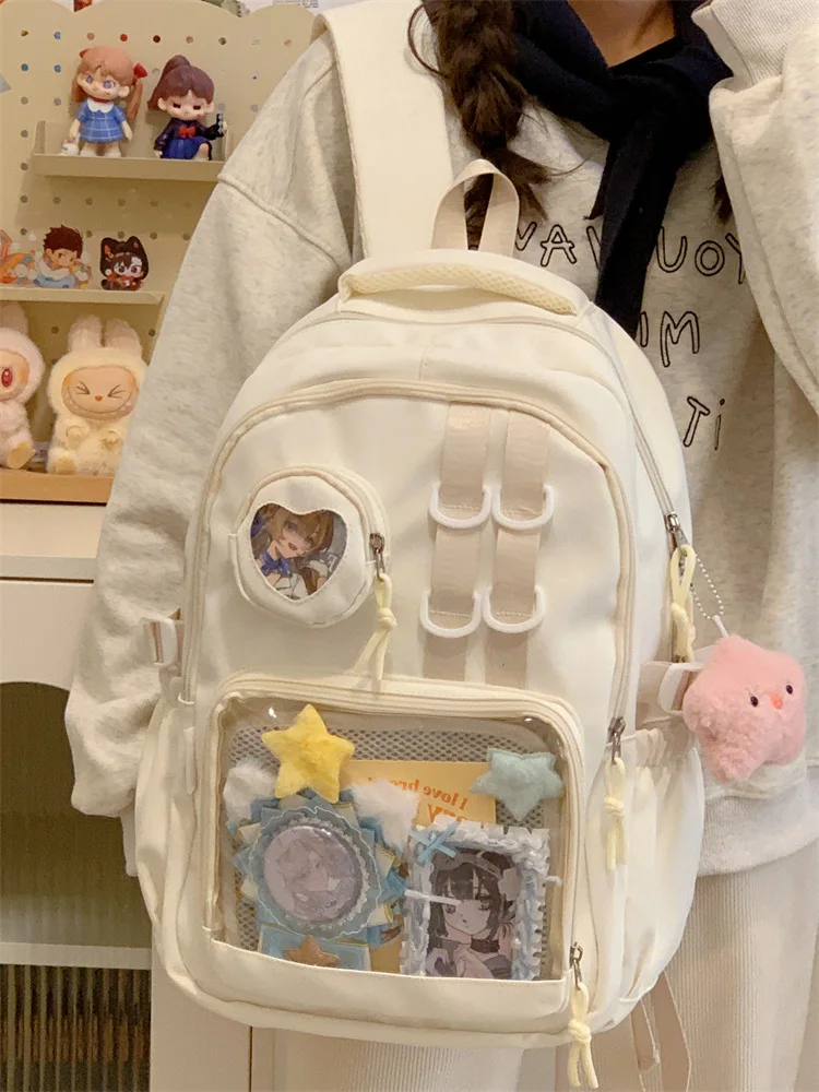 Japanese High School Girls Backpack School Bags For Teenage Girls Multi Pockets New Kawaii Backpack Women Harajuku Cute Mochila