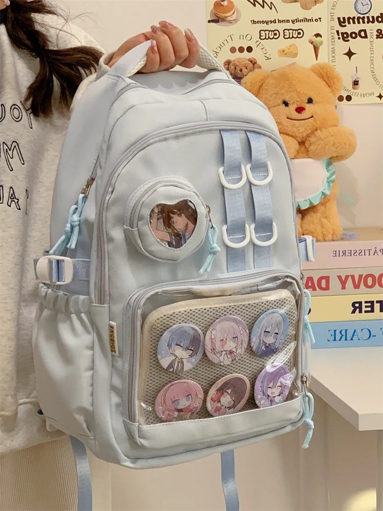 Japanese High School Girls Backpack School Bags For Teenage Girls Multi Pockets New Kawaii Backpack Women Harajuku Cute Mochila