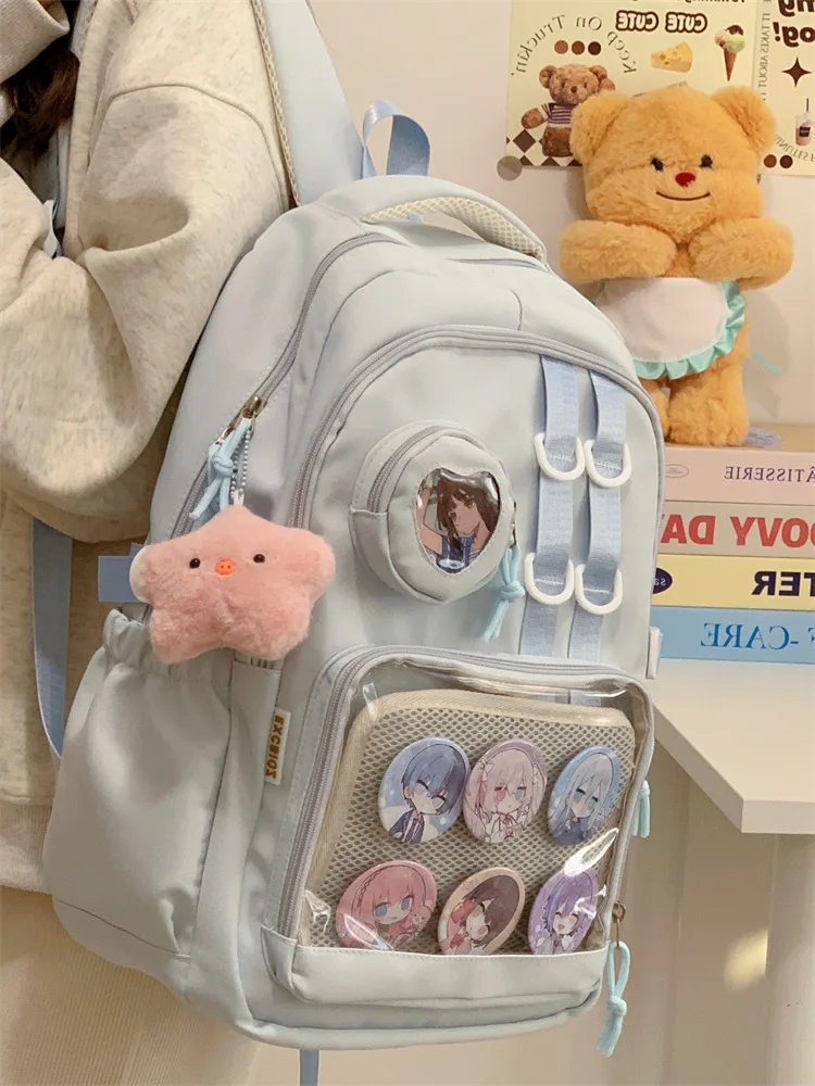 Japanese High School Girls Backpack School Bags For Teenage Girls Multi Pockets New Kawaii Backpack Women Harajuku Cute Mochila