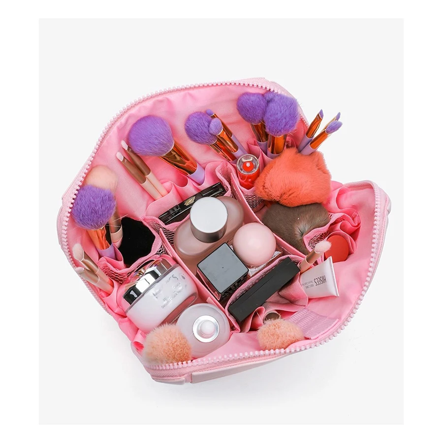 1pcs Striped PVC Storage Bag Large Capacity Outdoor Travel Toiletries Organizer Pouch Portable Travel Cosmetic Bag