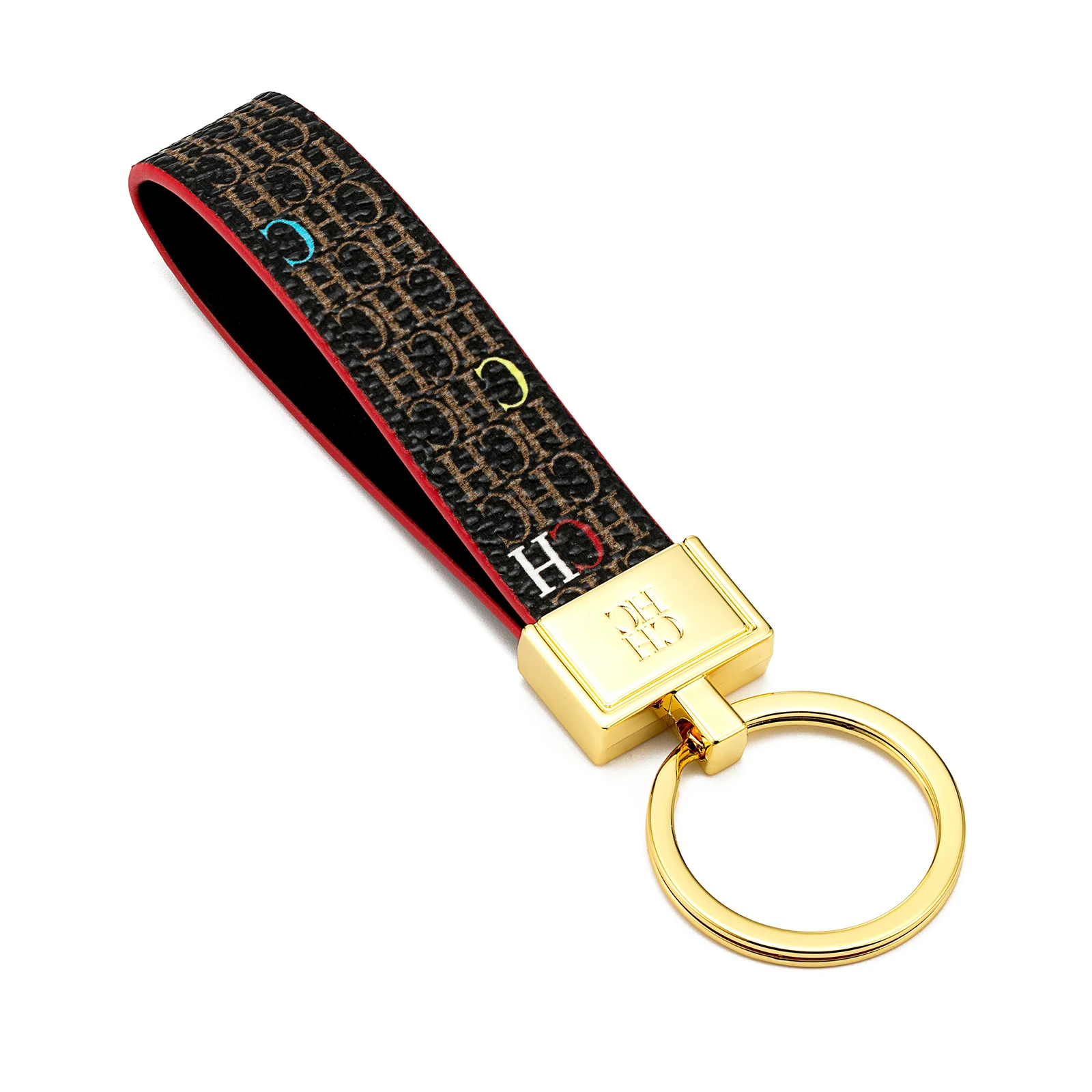 CH Fashion Keychain Simple and Exquisite Style Gift 2026 Jewellery Niche High-end Keychain Leather Keychain
