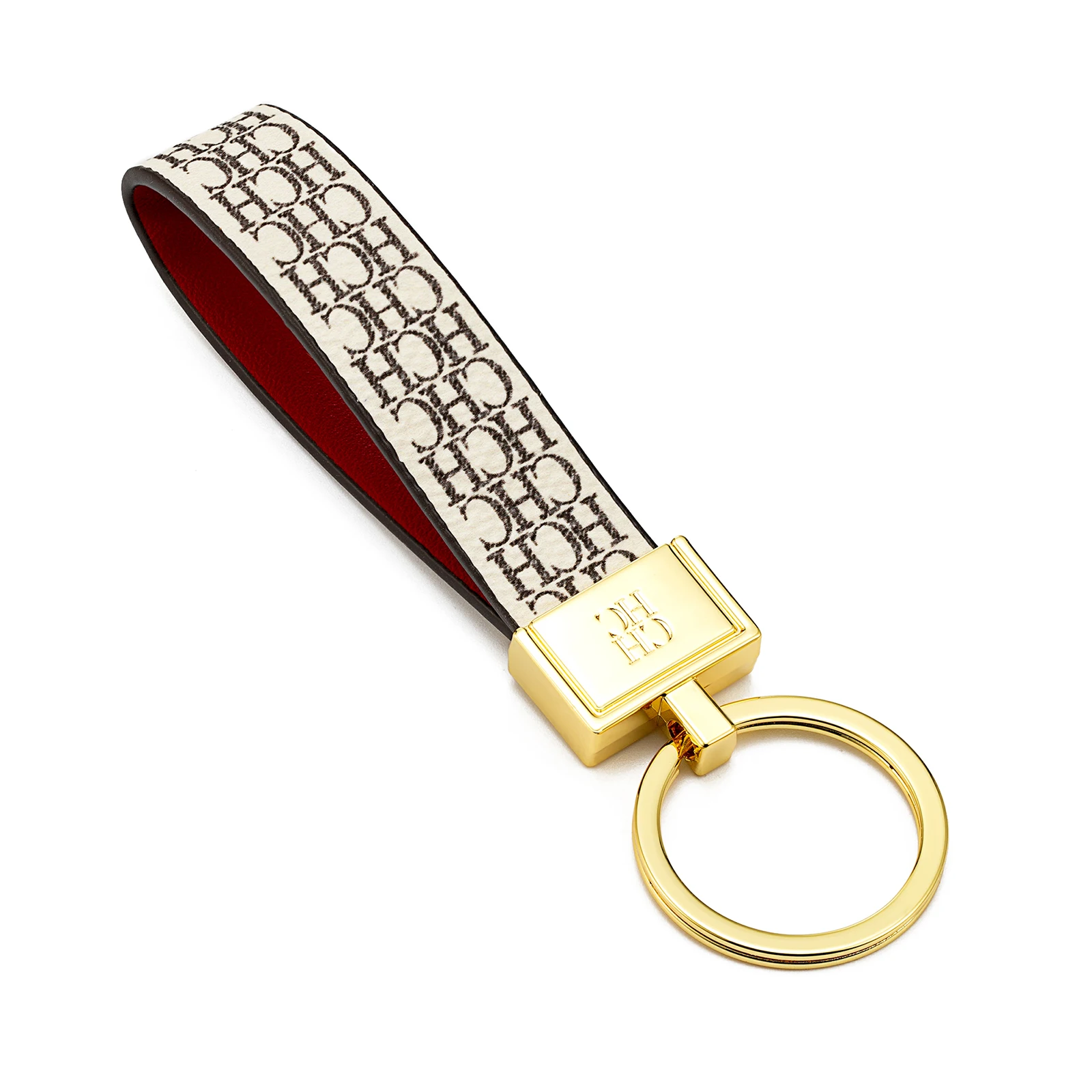 CH Fashion Keychain Simple and Exquisite Style Gift 2026 Jewellery Niche High-end Keychain Leather Keychain