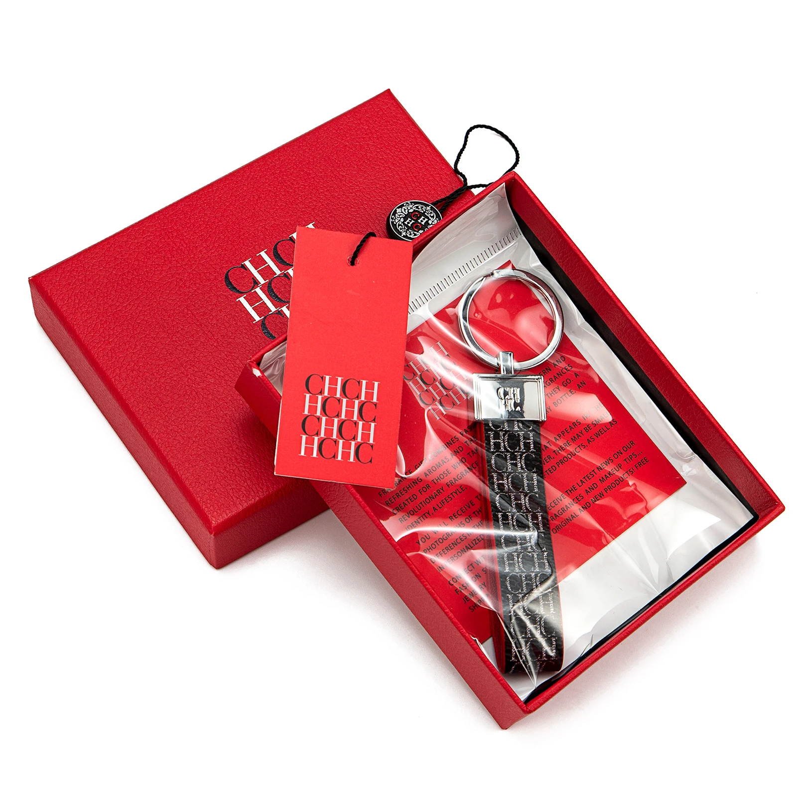 CH Fashion Keychain Simple and Exquisite Style Gift 2026 Jewellery Niche High-end Keychain Leather Keychain