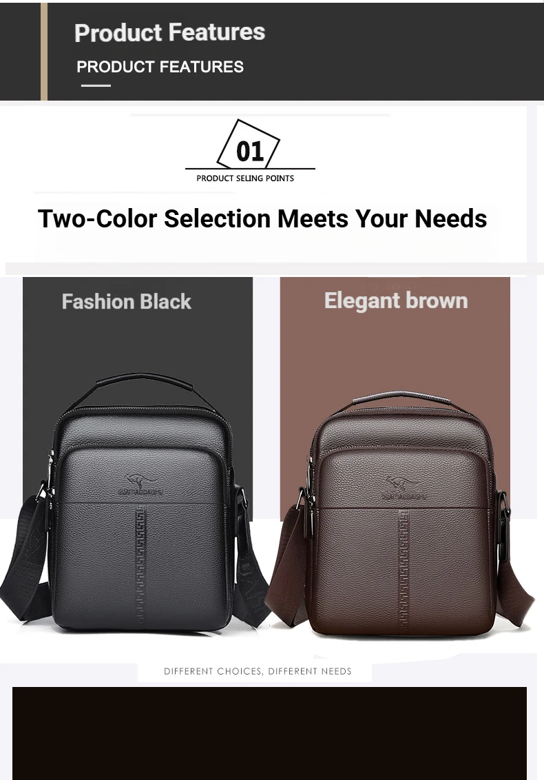 2026 New Men's Bag Shoulder Fashion Crossbody Bag Men Handbag Business Small Backpack Leisure Trendy Bag
