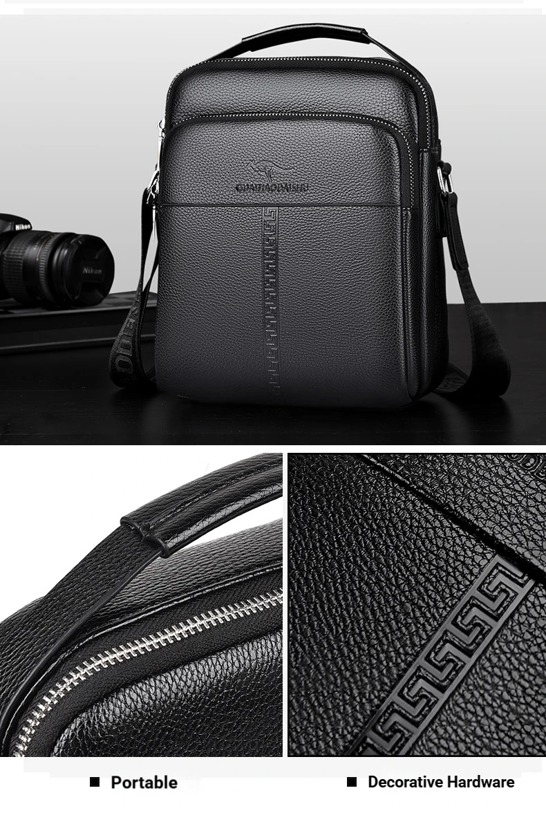 2026 New Men's Bag Shoulder Fashion Crossbody Bag Men Handbag Business Small Backpack Leisure Trendy Bag