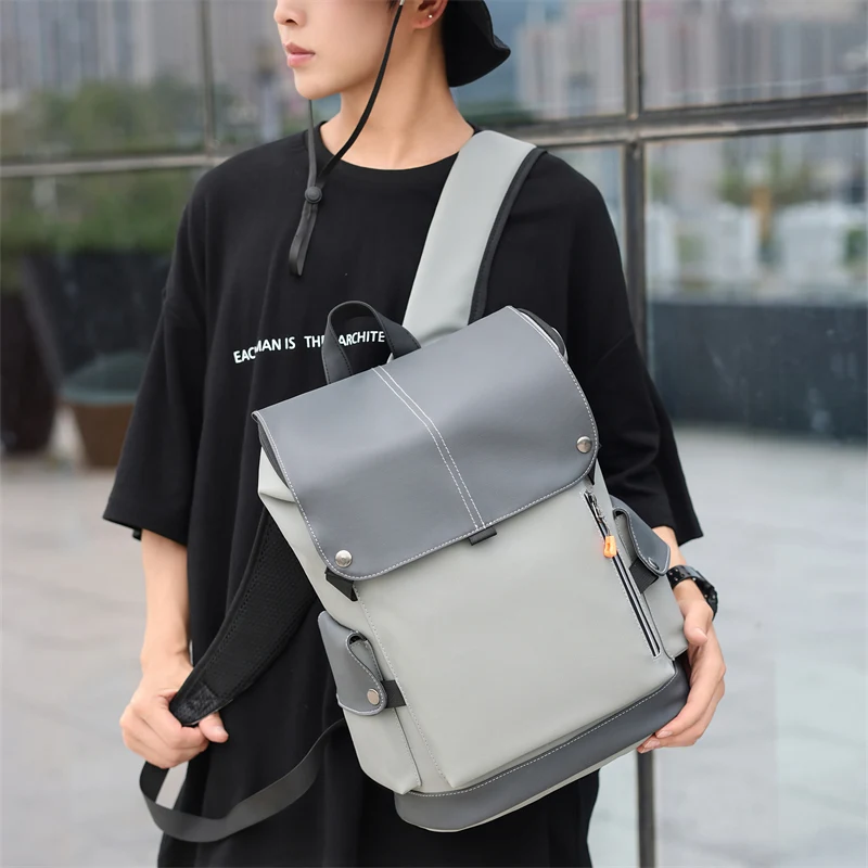 USB Charging Urban Man Backpack Waterproof Rucksack Men's Laptop Backpack Large Computer Backpack for Business Office Outdoor