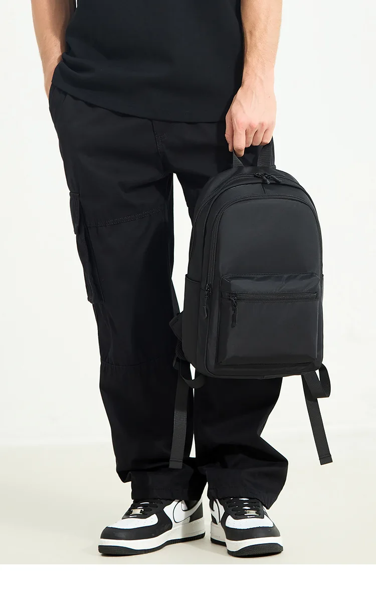 Mini Men's Backpack Fashion Small Black Shoulder School Bag for Man Lightweight Designer Waterproof Travel Backpacks Male