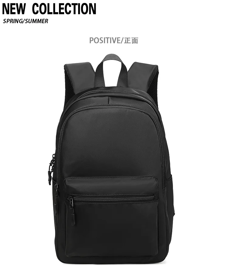 Mini Men's Backpack Fashion Small Black Shoulder School Bag for Man Lightweight Designer Waterproof Travel Backpacks Male