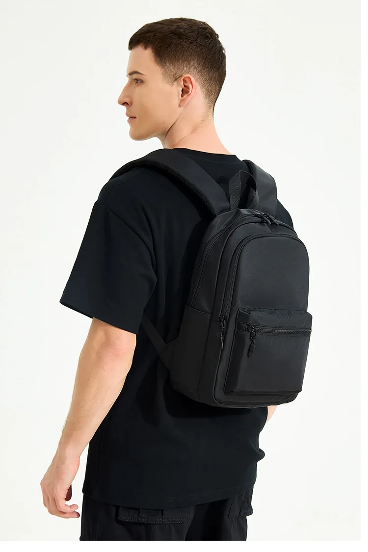 Mini Men's Backpack Fashion Small Black Shoulder School Bag for Man Lightweight Designer Waterproof Travel Backpacks Male