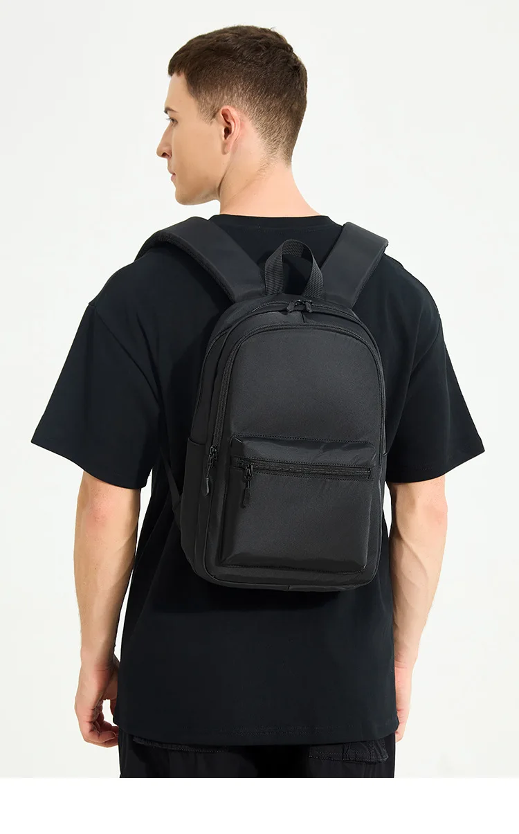 Mini Men's Backpack Fashion Small Black Shoulder School Bag for Man Lightweight Designer Waterproof Travel Backpacks Male