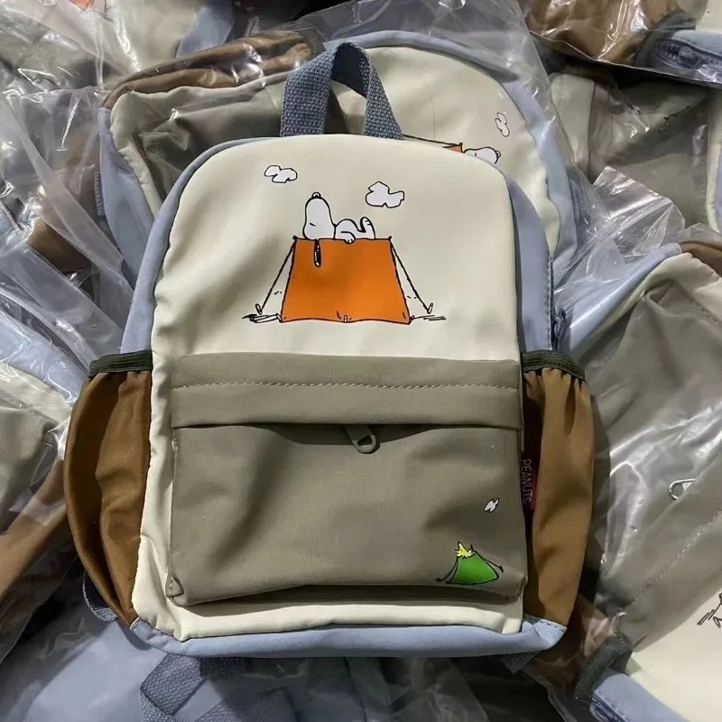 New Cute Cartoon Snoopy Backpack for Boys Printed Backpack for Girls School Casual School Bag Large Capacity Fashion Backpack