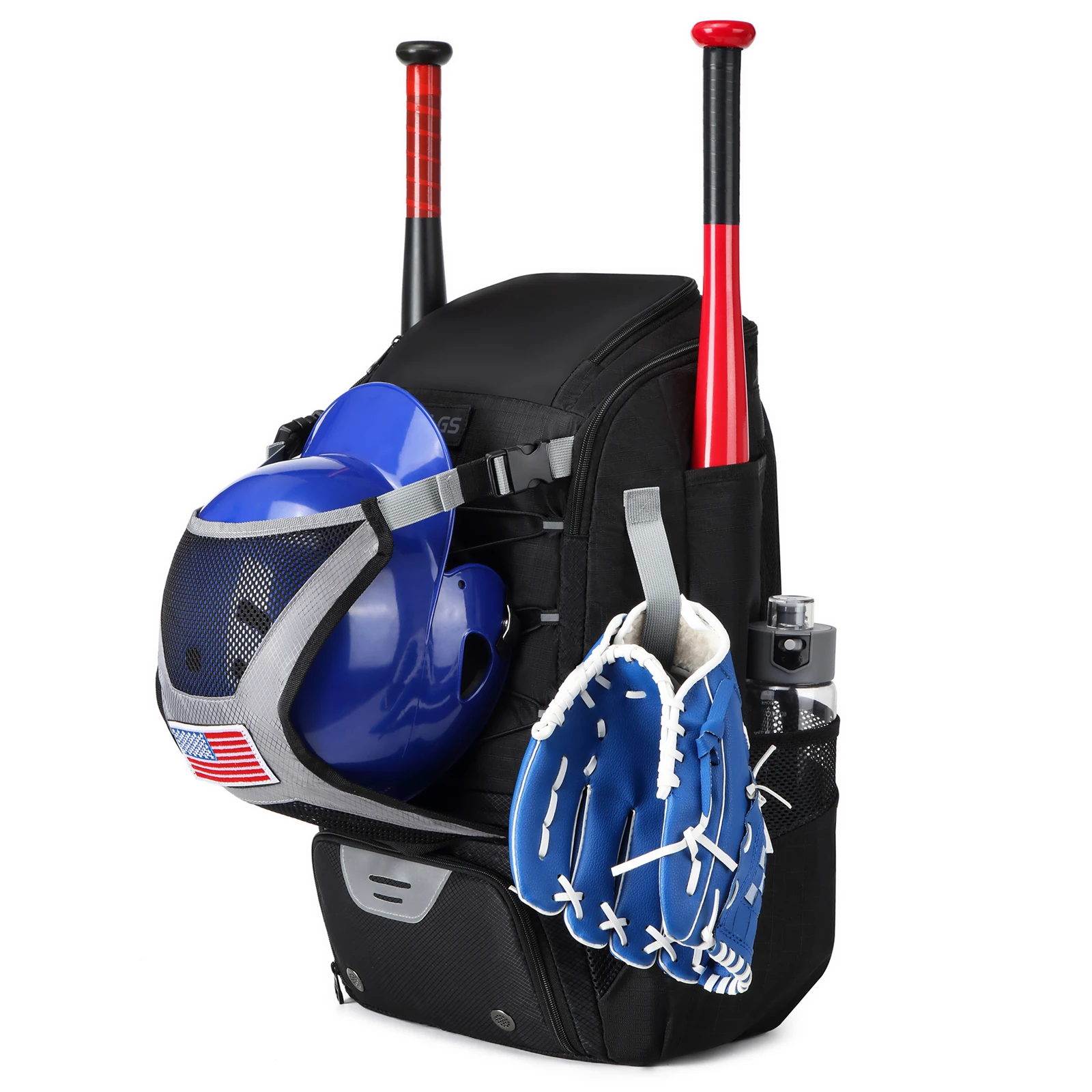 Softball Equipment Bag Baseball Backpack with Shoe Compartment Softball Bag for Youth Large Capacity Sport Baseball Backpack