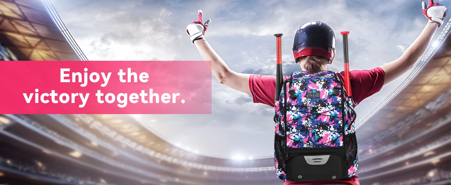 Softball Equipment Bag Baseball Backpack with Shoe Compartment Softball Bag for Youth Large Capacity Sport Baseball Backpack