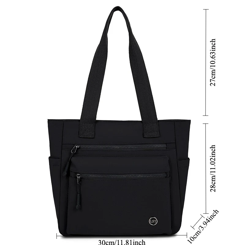 Women Tote Bag Large Capacity Waterproof Canvas Eco-friendly Shoulder Handbag Work School Travel Shopping Daily Essential