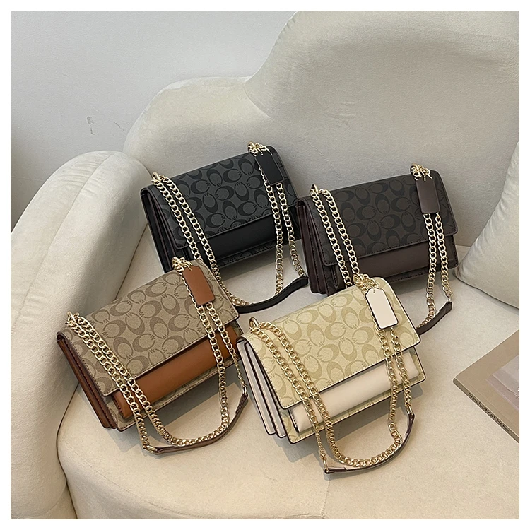 Shoulder Bag Crossbody Purse for Women, Snake Print PU Leather Flap Handbag with Chain Strap, Elegant Cute Ladies Daily Bag