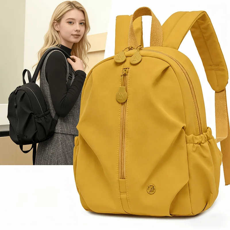 Women's Anti-Theft Large Capacity Nylon Backpack with Multifunctional Laptop Compartment for Daily Travel And Commuting